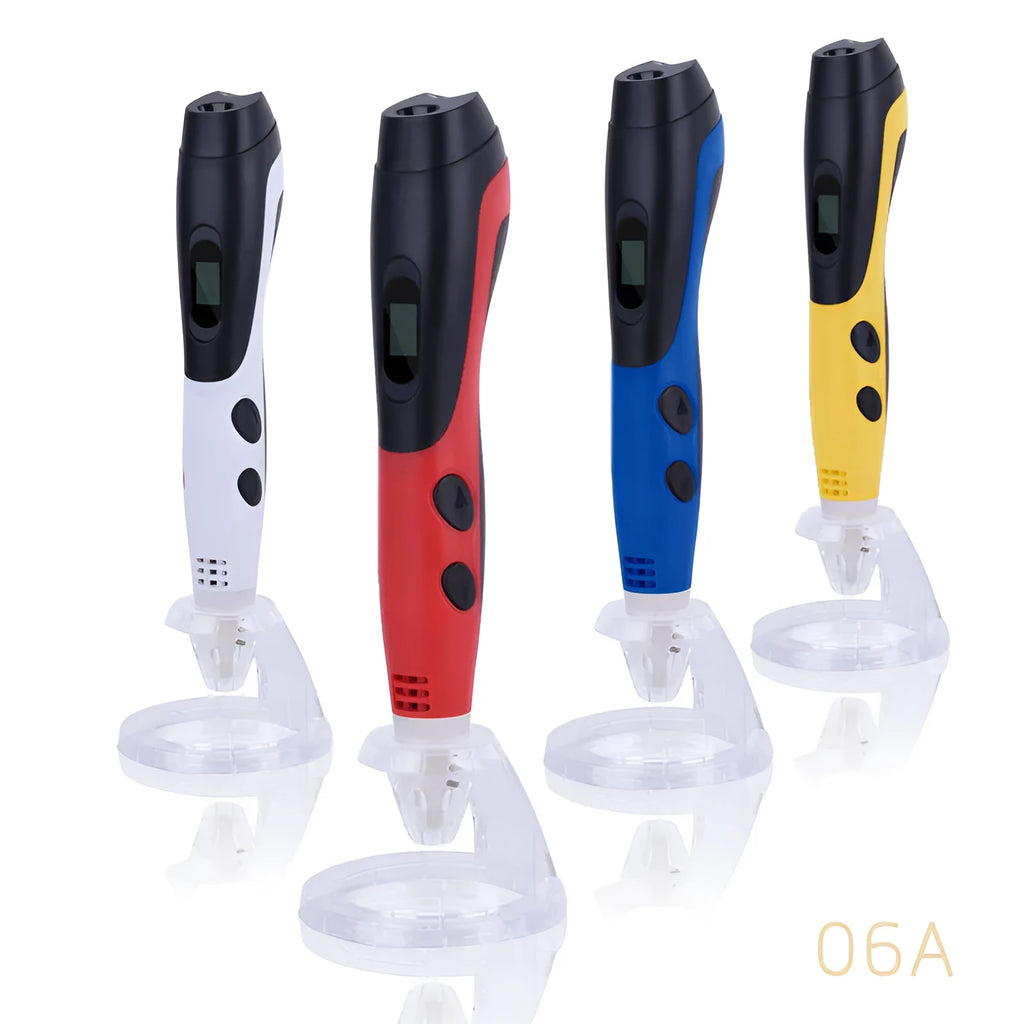 Plastic 3D printing pen with USB cable set for PLA and ABS filament
