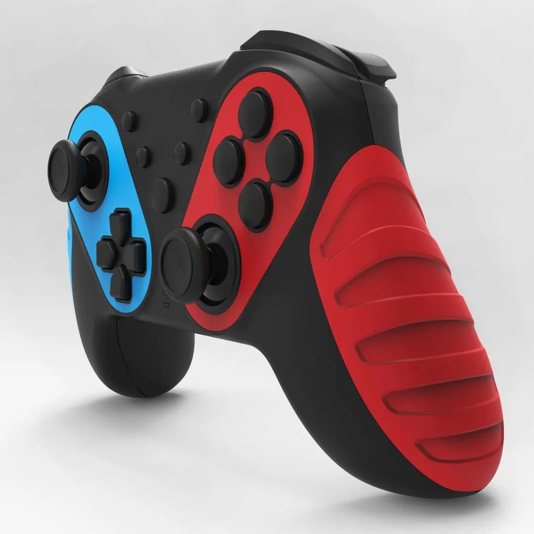 STK-7032SN wireless Bluetooth gamepad in red and blue colours for Nintendo Switch and PC gaming