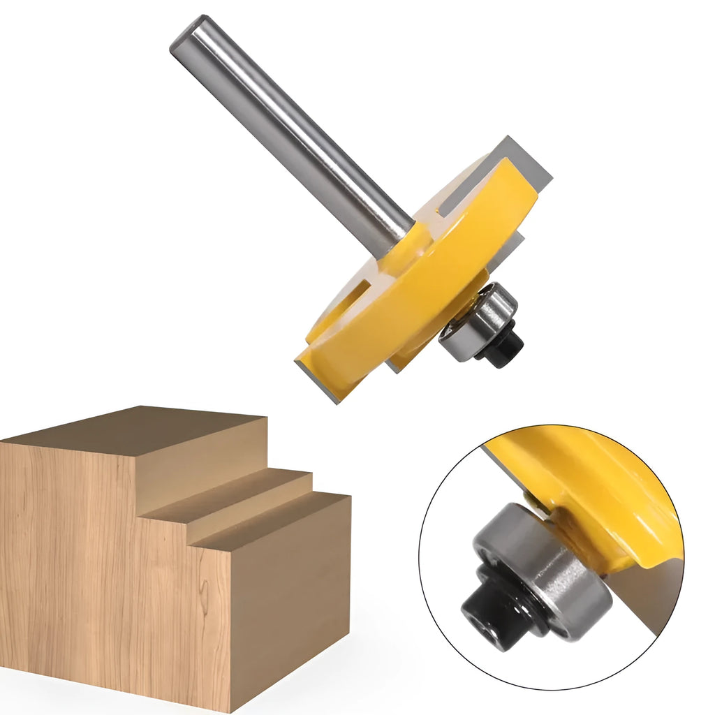 Carbide door and window step knife woodworking cutter with 8mm shank and 12.7mm blades