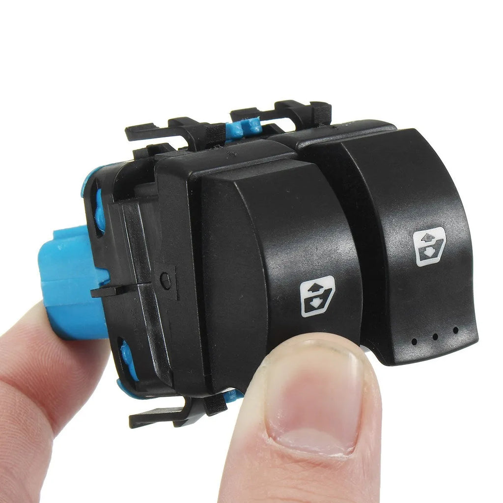 Black ABS plastic Renault window control switch for glass lifting replacement