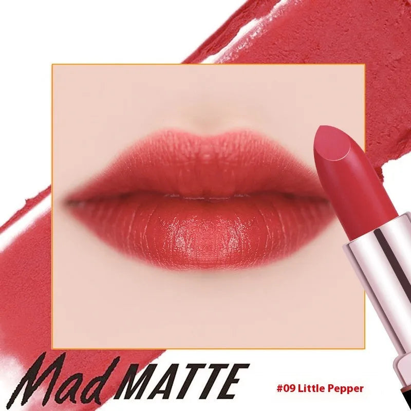 Fey Beauty moisturising lipstick in cameo brown and milk tea shades with 3.8g content