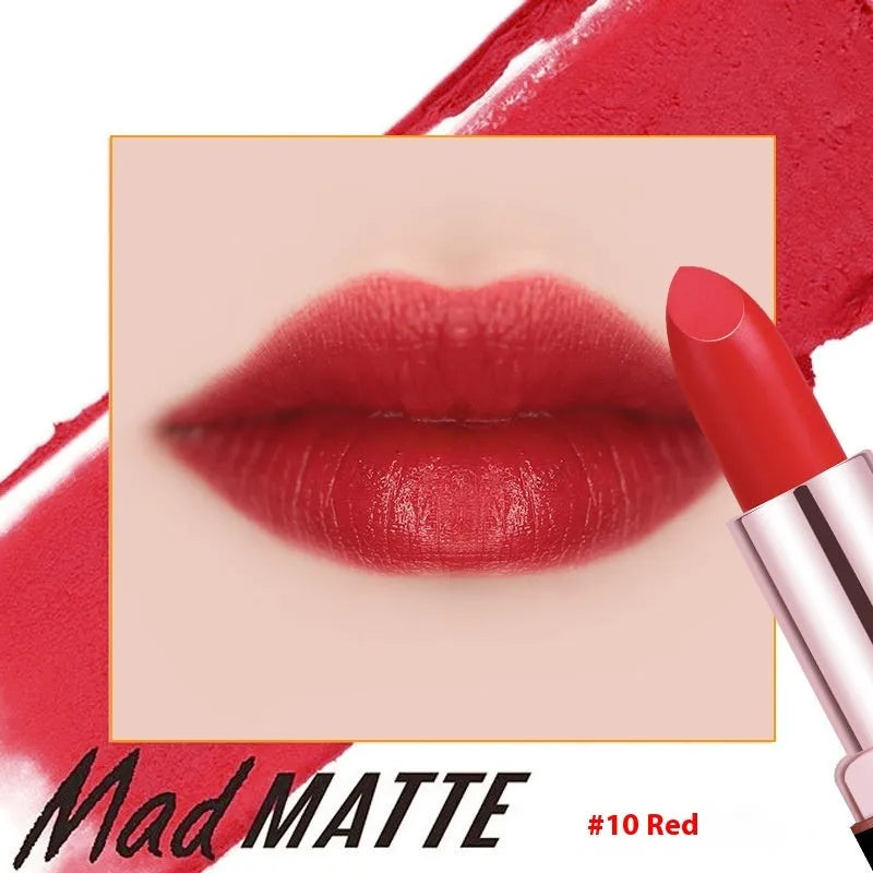 Fey Beauty moisturising lipstick in cameo brown and milk tea shades with 3.8g content