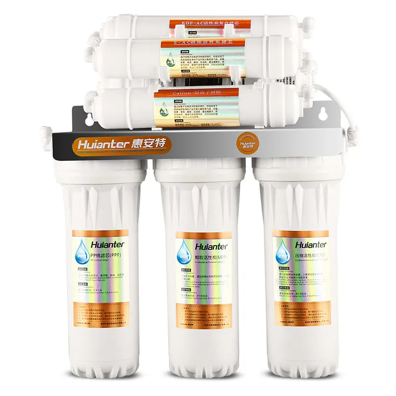 White plastic water purifier filter element for household direct drinking tap water systems single pack