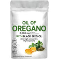Butter-flavoured black seed oil softgel capsules bottle, 180 or 300 count options.