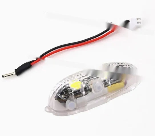 V3 wireless charging waterproof navigation light for RC models with adhesive backing