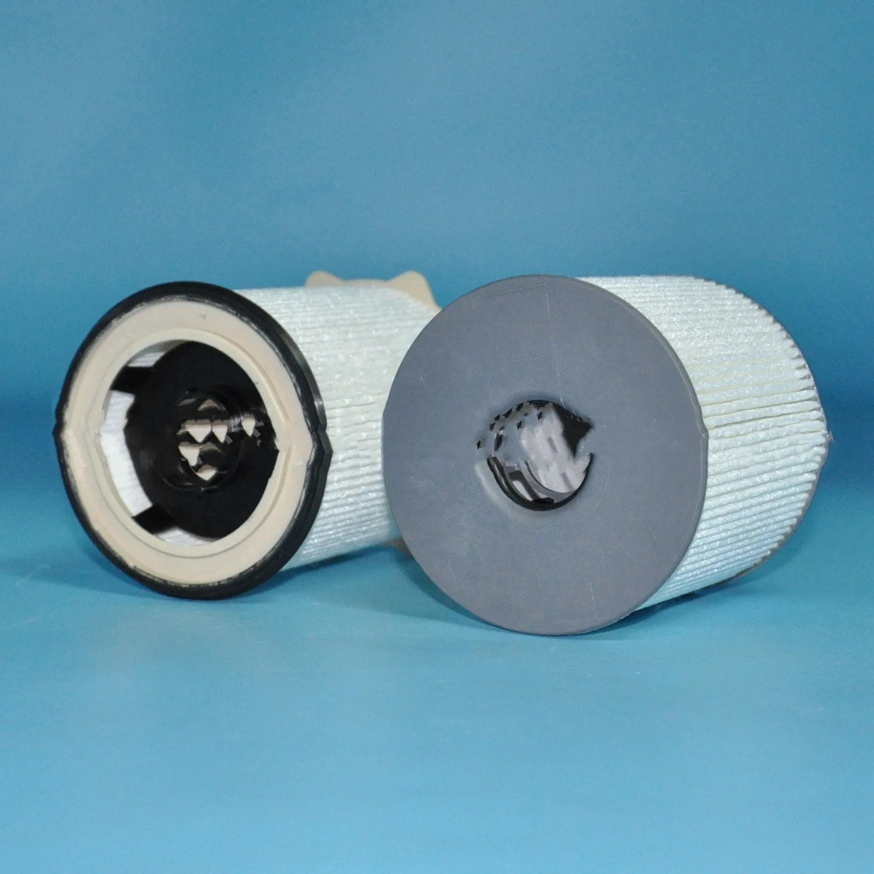 RAM 1500-5500 diesel fuel filter kit with white housing and specified material components