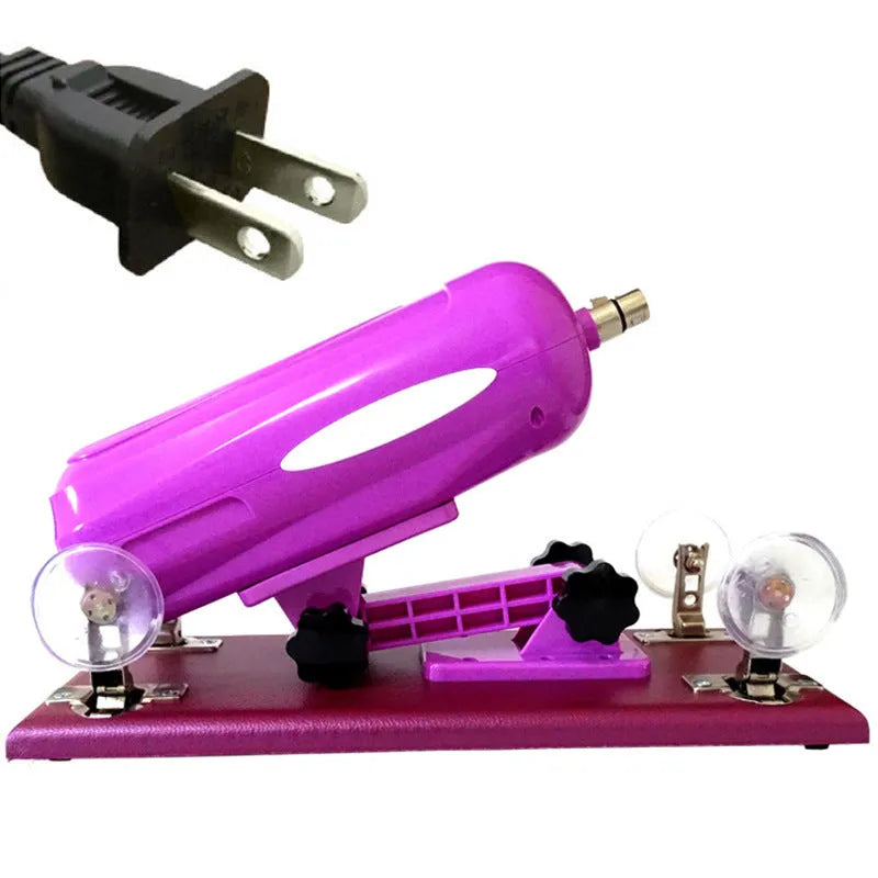 Bobb women's automatic telescopic thrusting sex tool in PVC with black, purple or pink colours