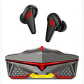 K98 Black TWS50 wireless Bluetooth gaming earbuds with charging case