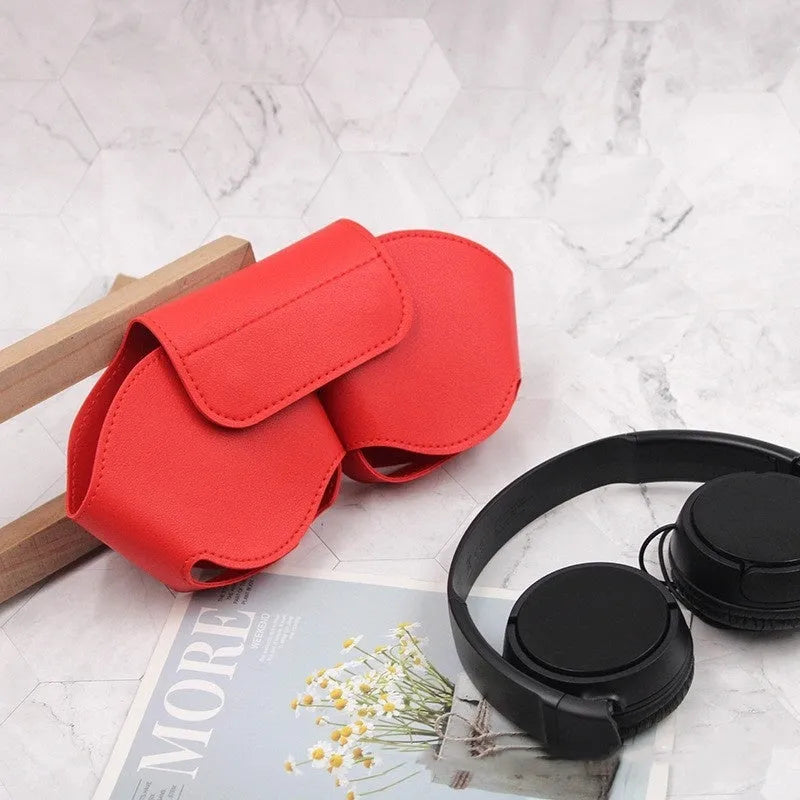 PU leather protective case for AirPods Max headphones in multiple colour options