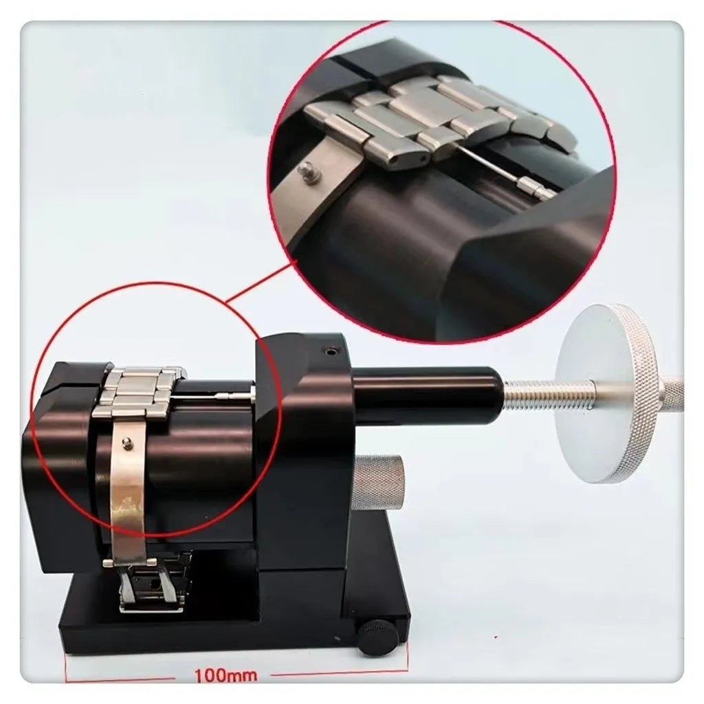 Alloy steel watch strap removal machine tool for professional watch repair workshops