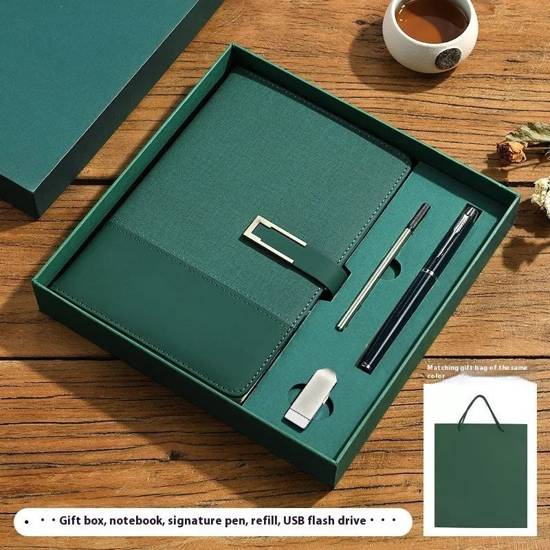 A5 notebook with soft PU leather cover and wood-free paper pages in multiple colour options