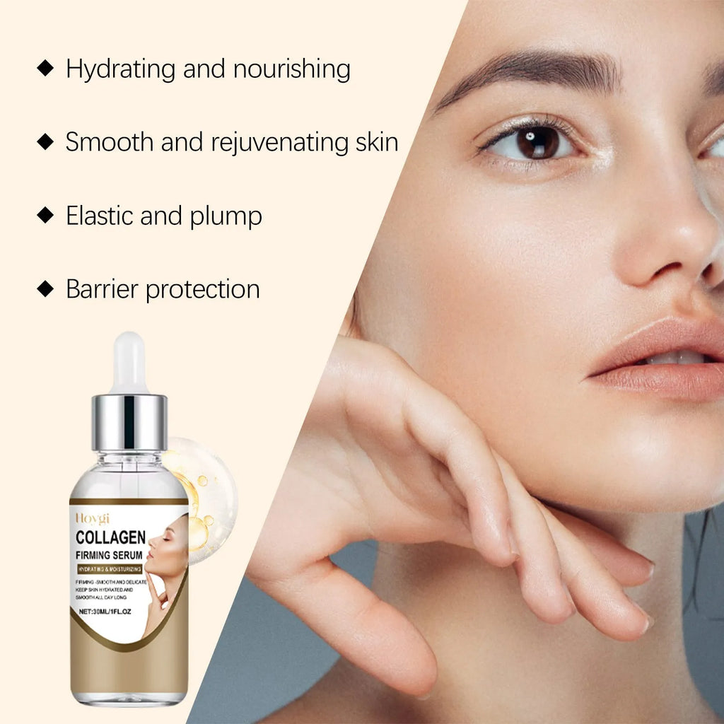Collagen firming eye care solution tube 30ml for dark circles and fine lines