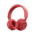 Wireless sports Bluetooth headset in red, grey, green, or black with 18-hour battery and 10-metre range