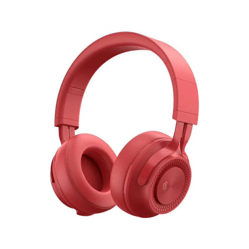 Wireless sports Bluetooth headset in red, grey, green, or black with 18-hour battery and 10-metre range