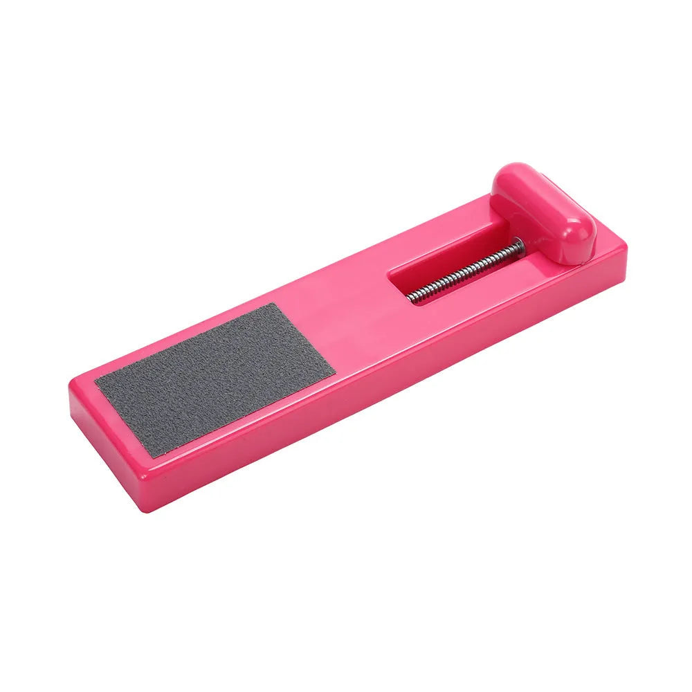 Pink and white ballet instep foot trainer for rotation and flexibility exercise.