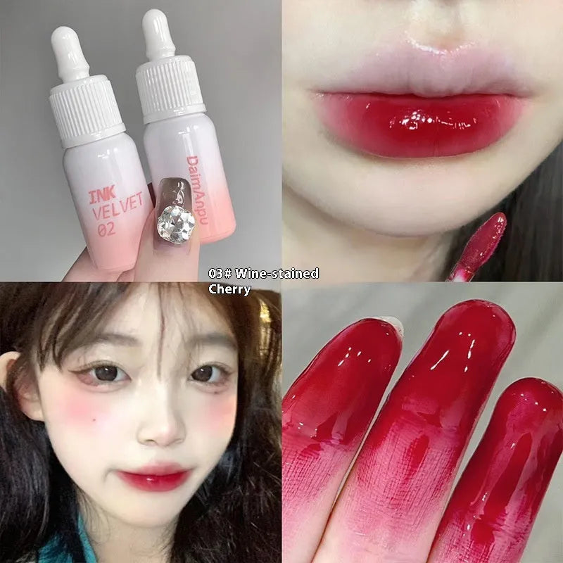 Mirror Lip Lacquer tube in 3.5g size showing colour options for moisturising non-stick lip gloss