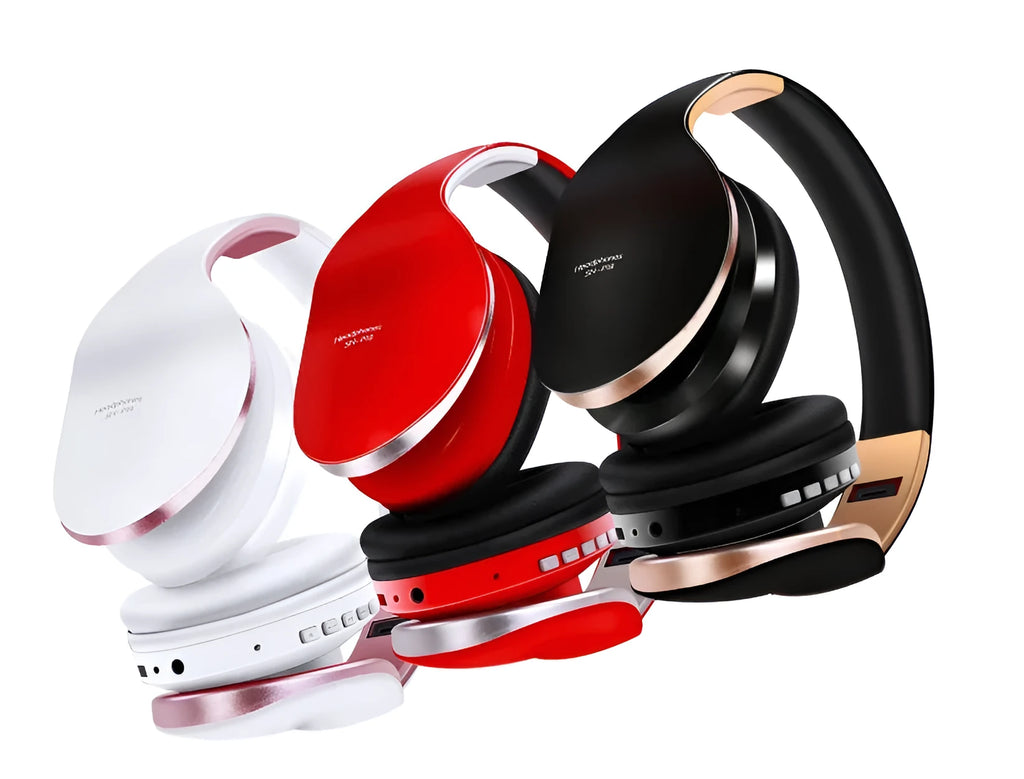 HobbyLane Bluetooth headset with 40mm driver in Black colour option on white background