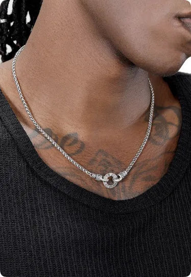 S925 sterling silver clavicle necklace for women with adjustable chain lengths