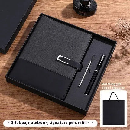 A5 notebook with soft PU leather cover and wood-free paper pages in multiple colour options