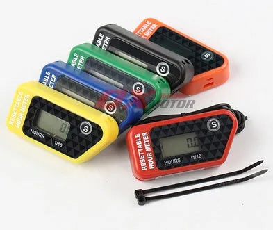 Black YSDS waterproof LCD maintenance timer for engines