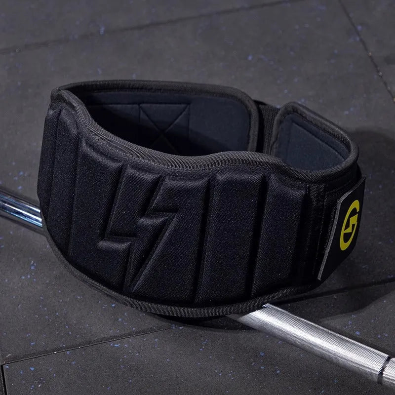 Abdominal exercising band weightlifting belt in black and army green for waist protection