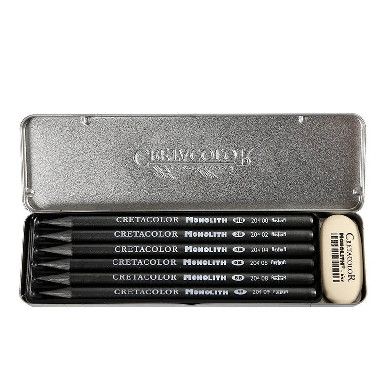 Single wood-free graphite pencil 146mm full lead solid graphite for drawing
