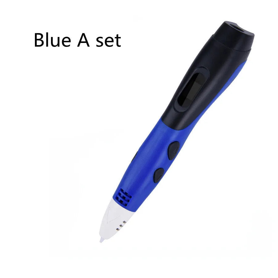 Plastic 3D printing pen with USB cable set for PLA and ABS filament