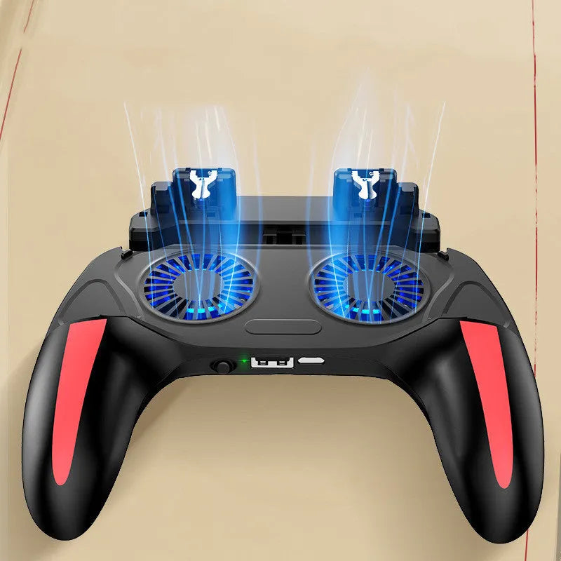 H10 mobile phone cooling fan accessory with touch screen control for 4.7 to 6.5 inch smartphones.