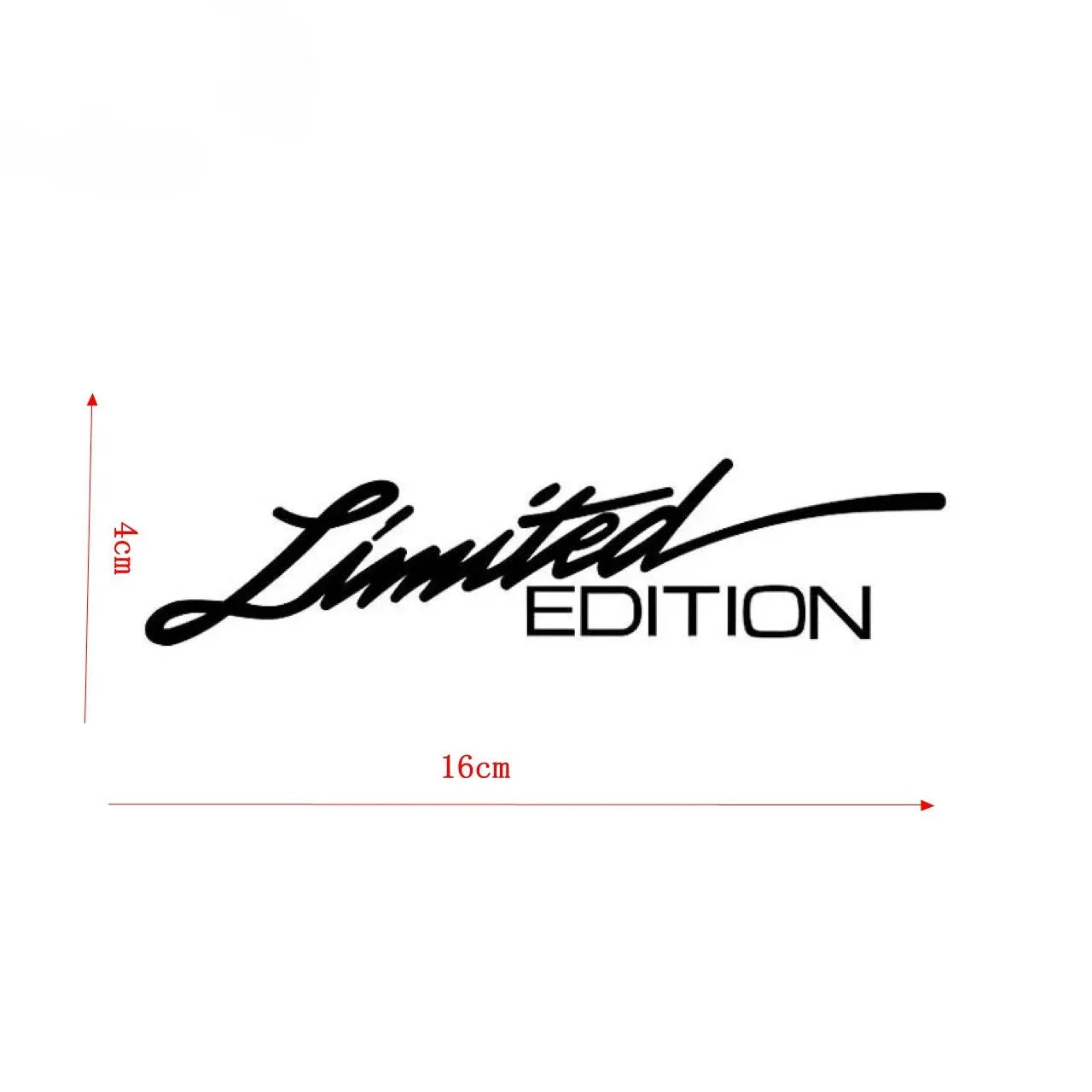 Black laser reflective car sticker with custom text on PET film for vehicle exterior personalisation