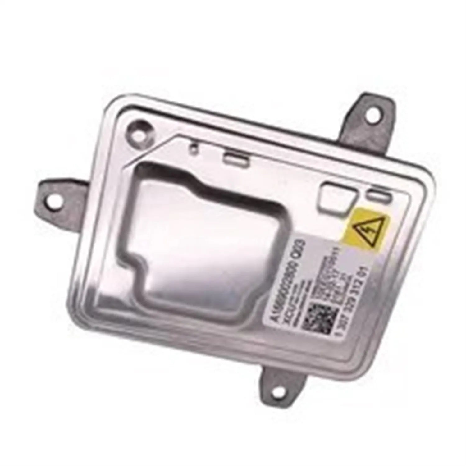 Metal headlight ballast unit for car headlamps measuring 14 by 11 by 4.5 centimetres