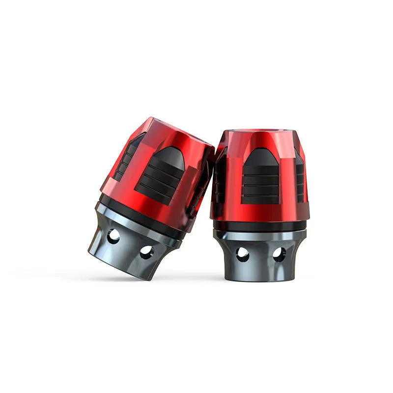 Aluminium alloy fork cup pair in blue, gold, orange, red, silver, black or green for motorcycle electric car front axle