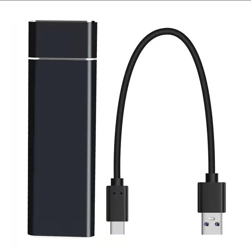 Ultra-thin 6TB mobile hard disk with metal shell in black, blue, orange, red, or silver colour options