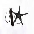 Black football juggling belt with a 2 metre long rope for solo training drills.