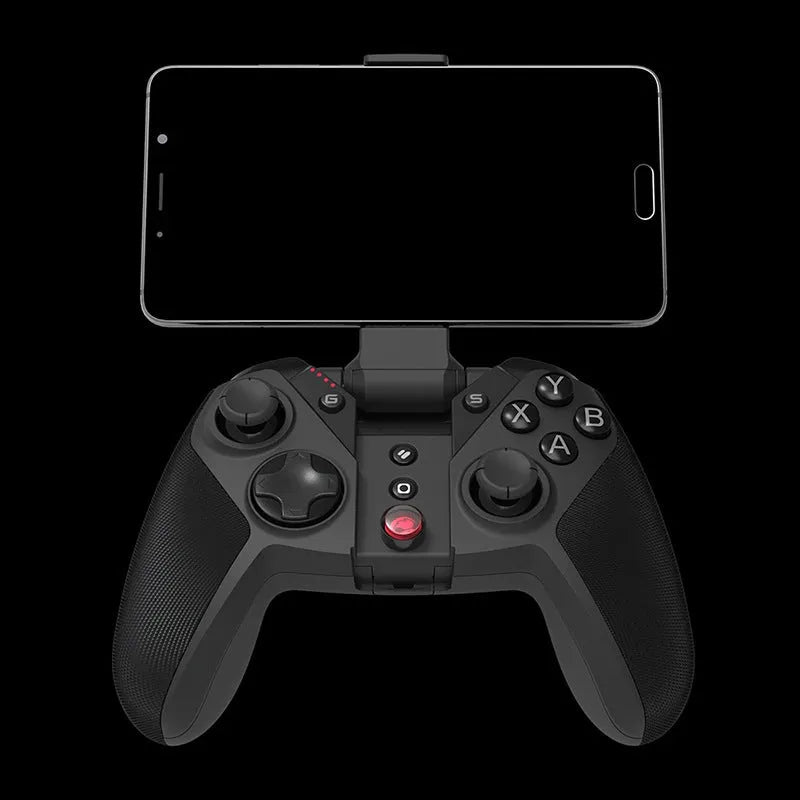 Black Gaishi USB-C wired game controller with vibration feedback for console gaming accessories