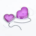Japanese-style heart-shaped 12V automotive LED sidelight for fender mounting in multiple colour options