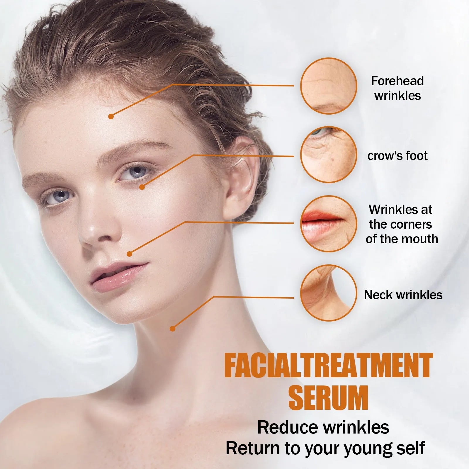 Retinol anti-wrinkle essence spray bottle 30ml with vitamin A for facial application