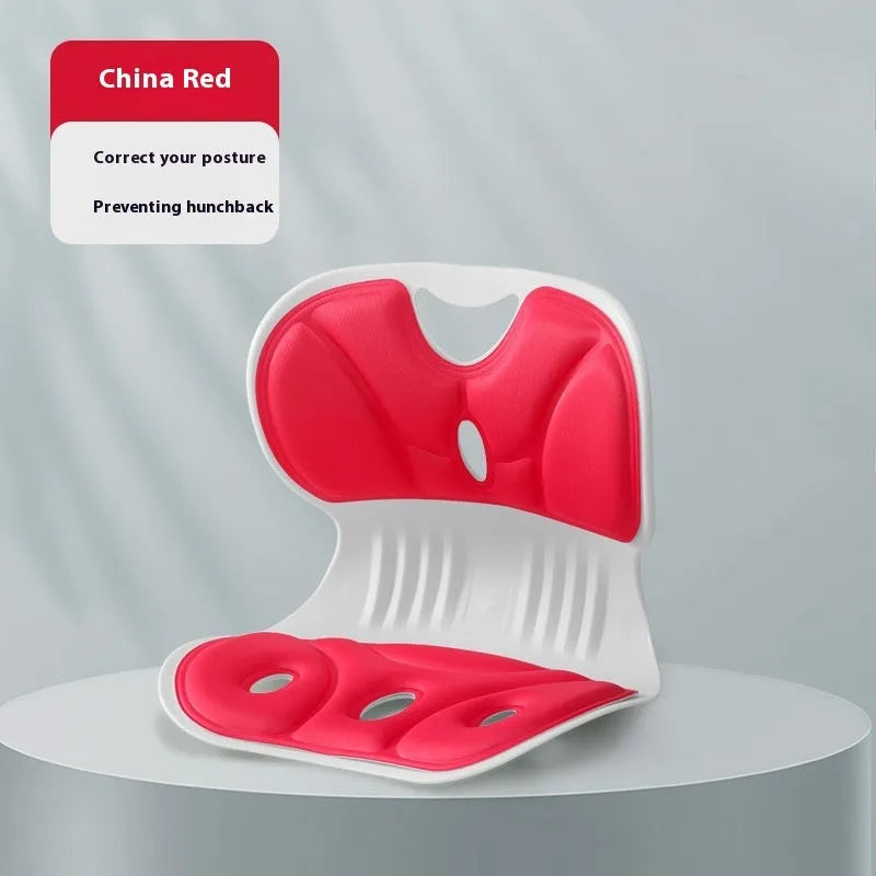 Memory foam support cushion for chair backrest correction in multiple solid colours