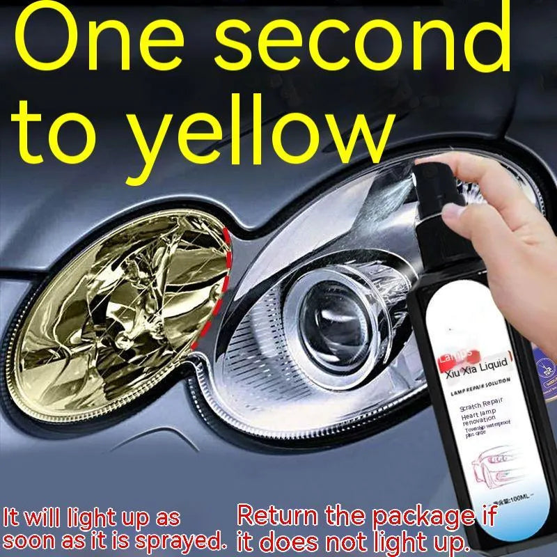 100 ml bottle of car headlight renovation repairing liquid for plastic lens restoration