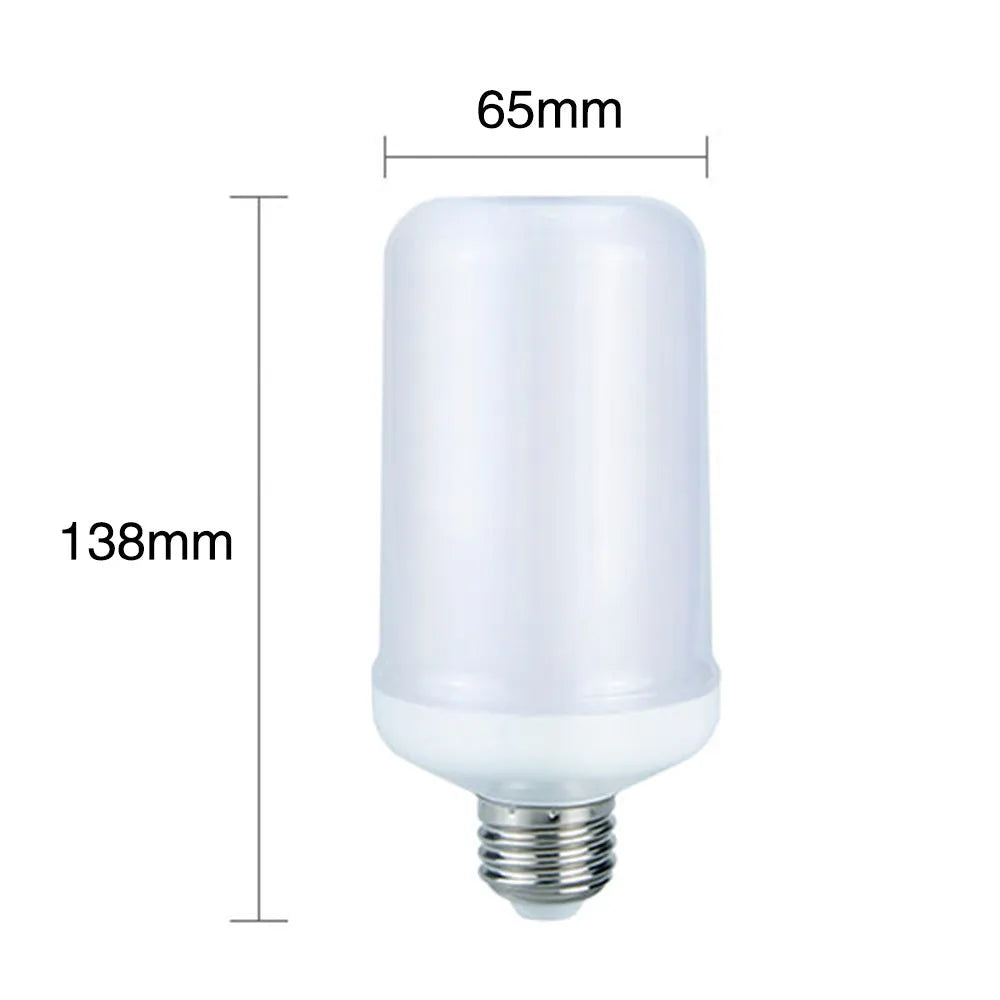 Atmosphere decorative flame effect LED lamp with flickering fake fire visual