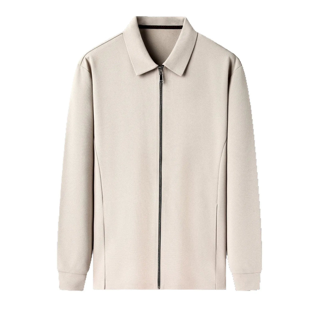 Men's polyester business casual jacket in straight hem design available in multiple colours