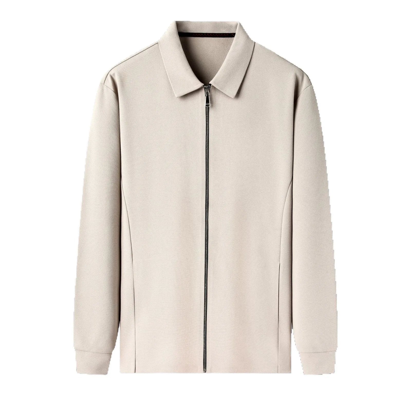 Men's polyester business casual jacket in straight hem design available in multiple colours