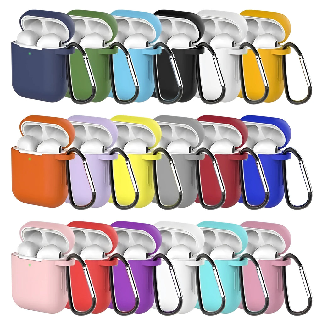 Silicone earphone cover for Apple AirPods in multiple colour options