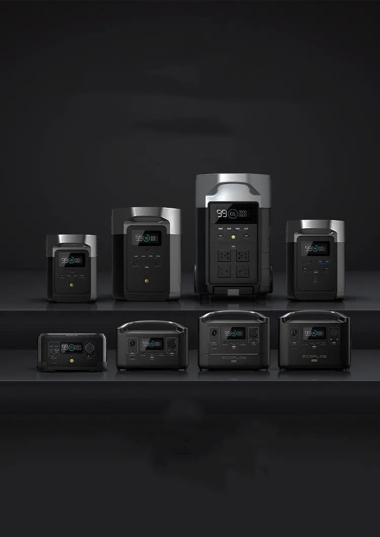 Rui Pro 720Wh portable power station with display screen and multiple output ports.