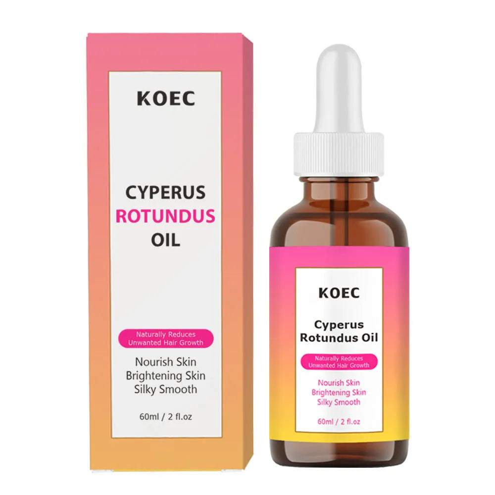 60ml bottle of cyperus tuber gentle body care massage oil with natural plant-based formula