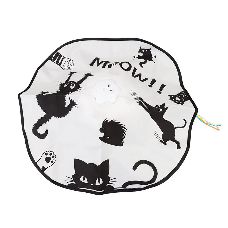 Automatic cat tease toy with plastic construction in picture colour