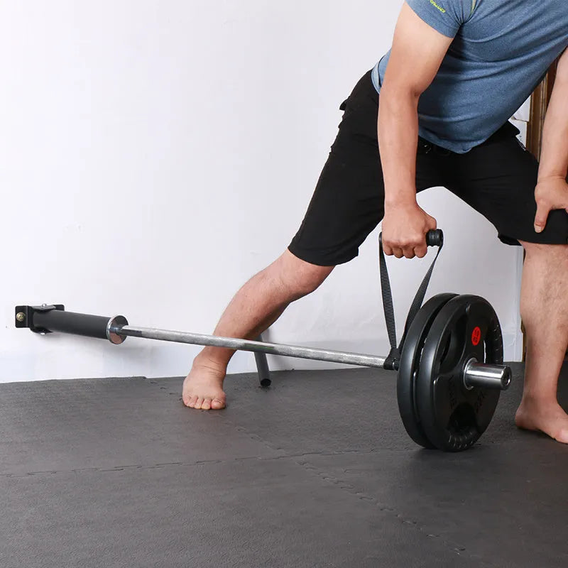 Steel wall barbell rack holding multiple bars, showing 25 tube capacity.