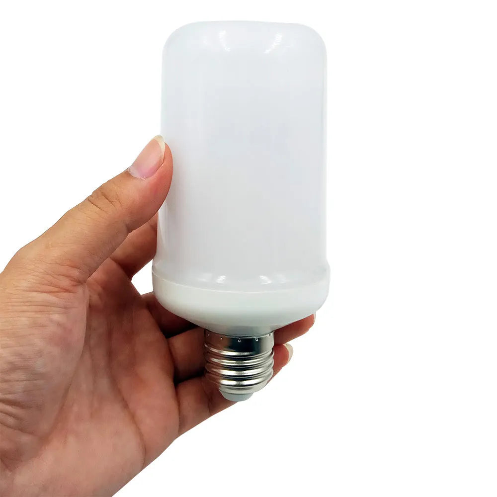 Atmosphere decorative flame effect LED lamp with flickering fake fire visual
