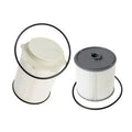 RAM 1500-5500 diesel fuel filter kit with white housing and specified material components