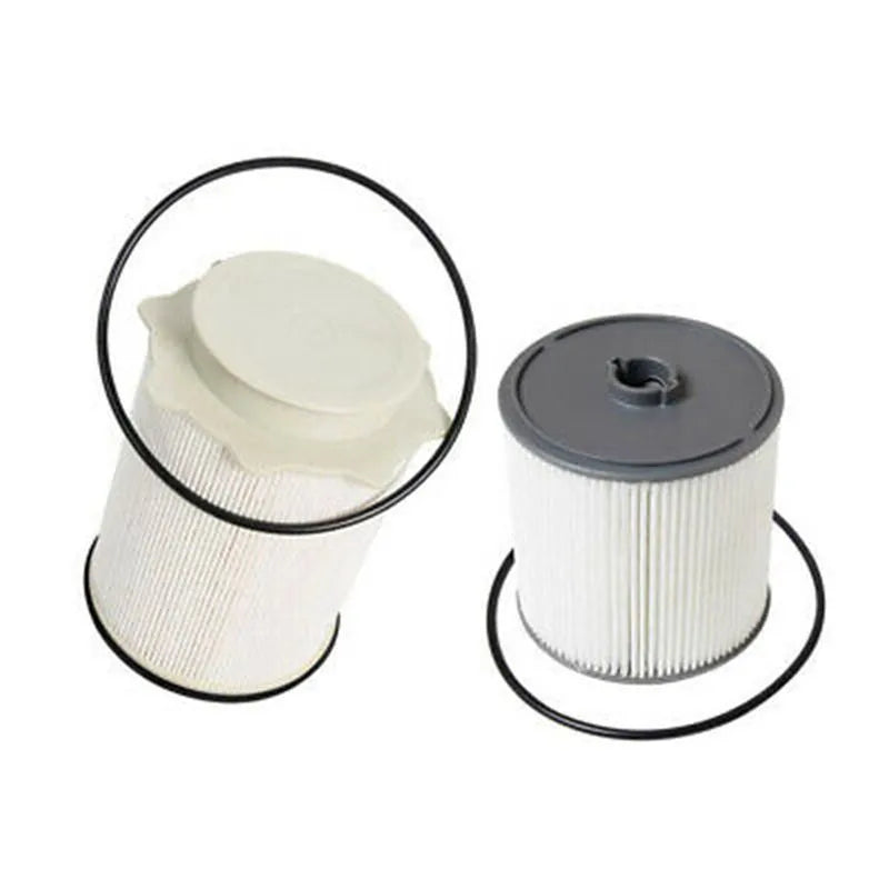 RAM 1500-5500 diesel fuel filter kit with white housing and specified material components