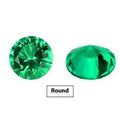 Columbia green cultivated emerald gemstones in multiple geometric shapes and sizes for jewellery making